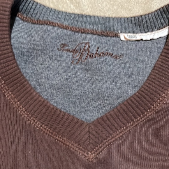 Tommy Bahama root beer sweat shirt - Picture 2 of 4